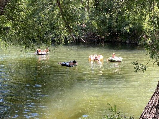 Floating on the Boise River