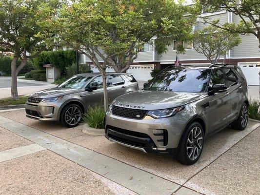 Land Rover and baby Land Rover maintained by Malisa's team at JLR LV!