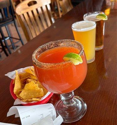 Michelada and Beers during Happy Hour EVERYDAY 3-7 everyday :)