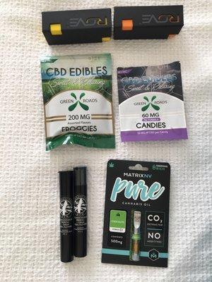 Concentrates, edibles, and flower. All kinds of options.