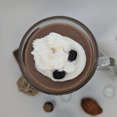 Hazelnut Coffee Shop Glass Coffee Mug