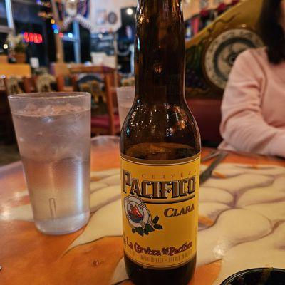 Traditionally, I enjoy Pacifico with a lime wedge with my meal. It is a very satisfying beverage, indeed.