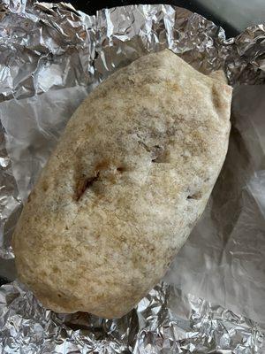 Super burrito with chicken