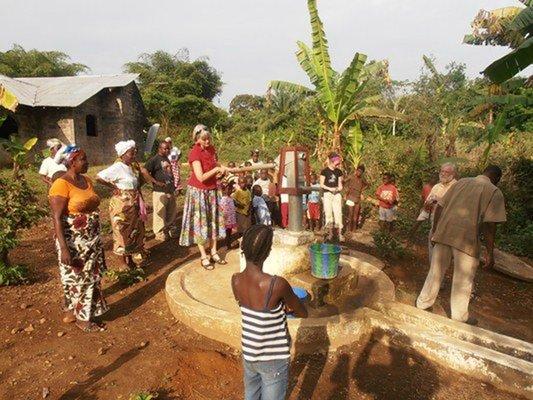 International mission to Liberia - well building.