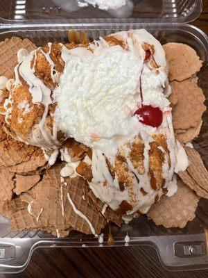 Ice cream nachos