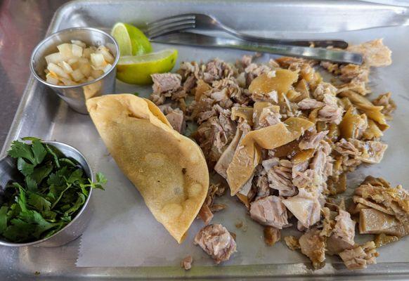 Personal carnitas 1/2 lb mixed