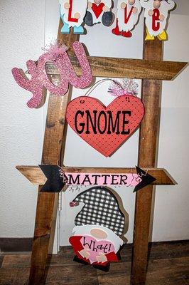 Ladder Kit - Valentines - Love you Gnome matter what