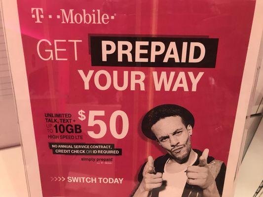 $50 for 10gb data is quite a deal at Tmobile westshore mall