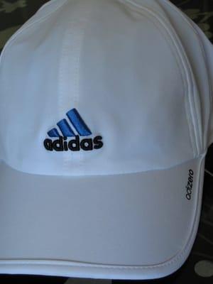 My new Adidas tennis hat!