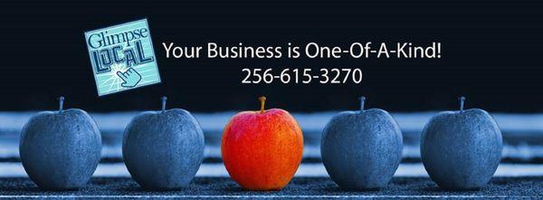 Your business in One-Of-A-Kind.  Let us help you stand out and get found on line.