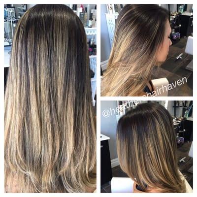 Balayage highlights