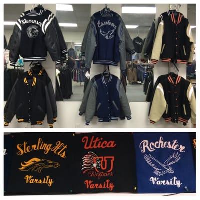 Varsity jackets for most schools specially made in Michigan, USA with the fastest service guaranteed.