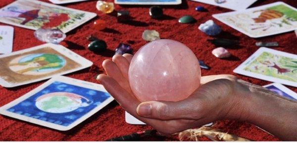 Crystal energy reading.