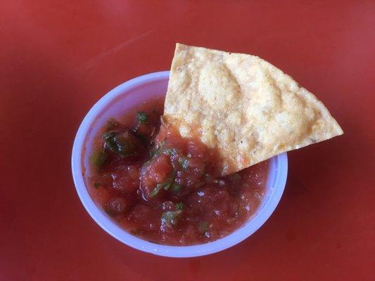 Homemade salsa