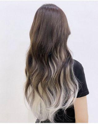 Ombré/highlight hair extensions