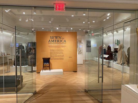 Sewn in America Exhibition