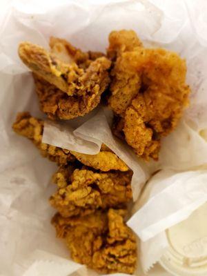 Jumbo shrimp and fried oysters!