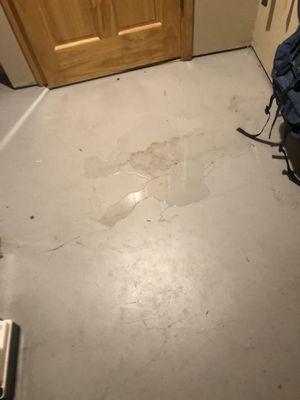 Water leaking