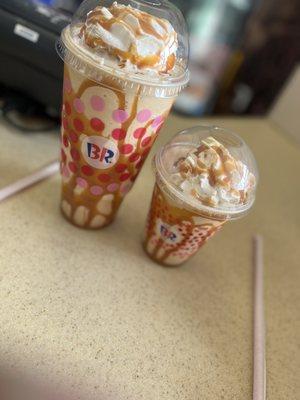 Caramel cappuccino blasts