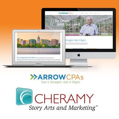 Logo, branding and website for Arrow CPAs