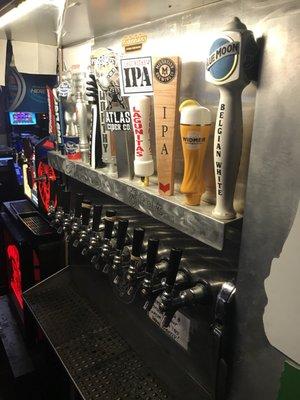 Beer and booze on tap