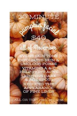 Come see me for my November Special!!