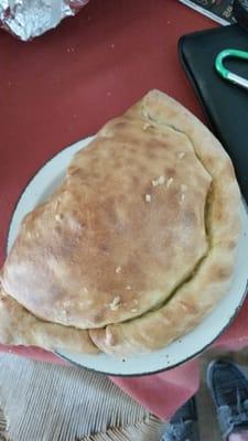 This calzone was the bomb