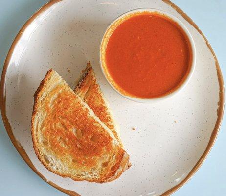 Grilled Cheese and Tomato Soup