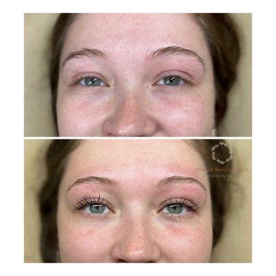 Lash Lift + Tint & Brow Clean Up