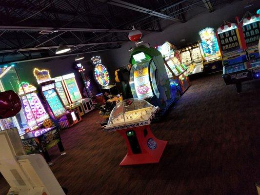 Huge arcade area