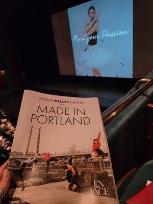 6/8/2023 - Closing of the Oregon Ballet Theater season with Made In Portland which was amazing.