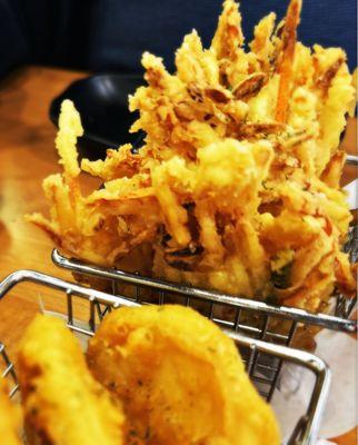 Sweet potato tempura and veggie tempura