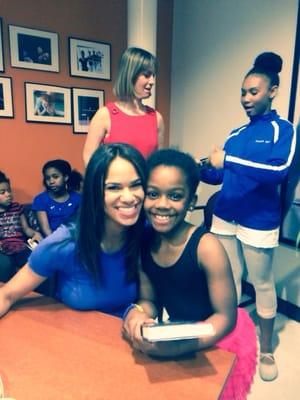 My girl with ballerina Misty Copeland!!!