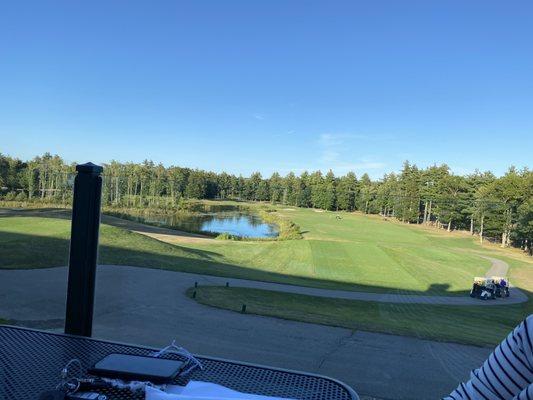 View from the deck during dinner