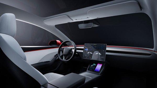 Led lights now in the new Tesla!