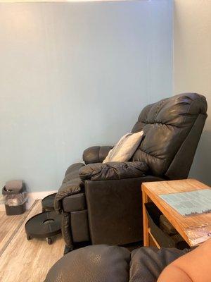 Pedicure area