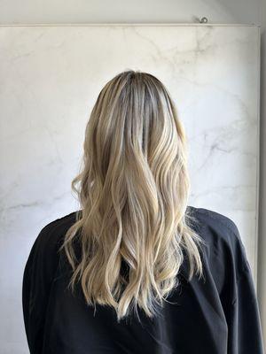 Blonde highlights