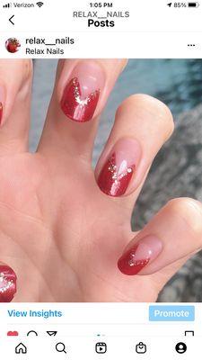 Gel manicure hold up for two months