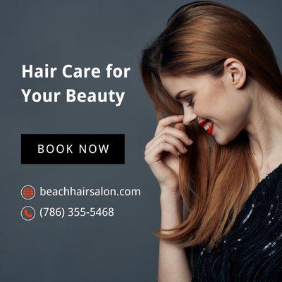 At our Miami Beach hair salon, we're committed to providing you with the highest quality hair care services in a friendly.