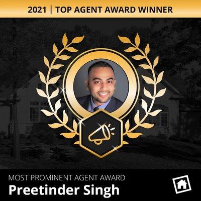 Top agent award winner