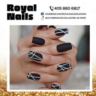 Let's colour your lifestyle with Royal Nails
Find us at: 913 N Perkins Rd Stillwater, OK 74075.