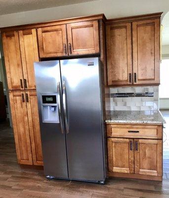 Smoky Brown Cabinets