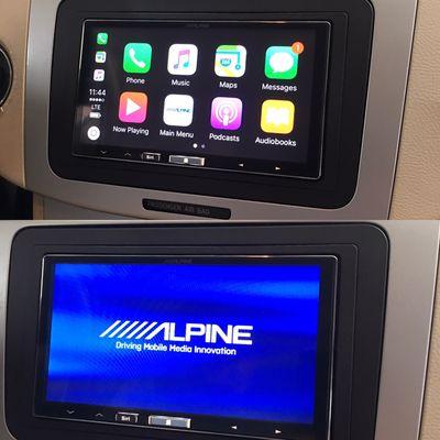 Alpine wireless CarPlay radio upgrade.