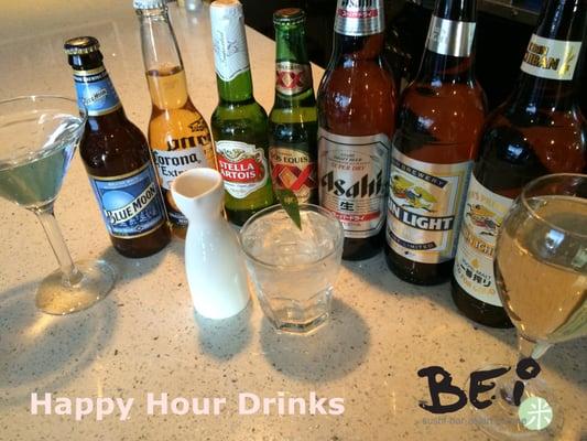 April Happy Hour drinks