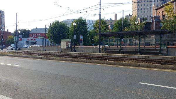 Outbound platform at Brigham Circle