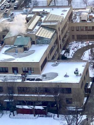 Looking Down at the school. 02/02/22