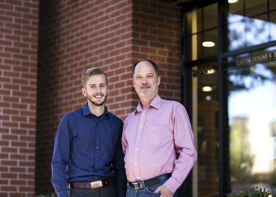 Don Baide and his son Jason Baide, owners of The Gem Gallery.