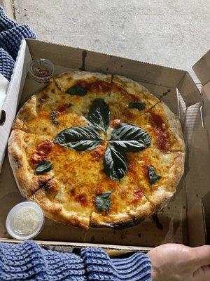 Margherita pizza