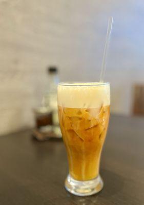 B10. Thai Ice Tea (made with oat milk)