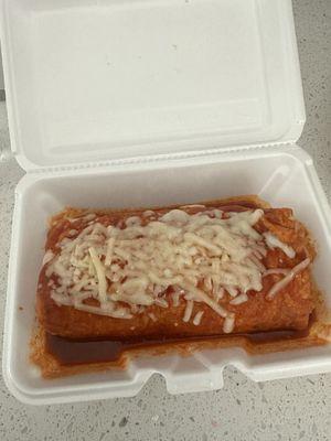 Carne asada burrito mojado